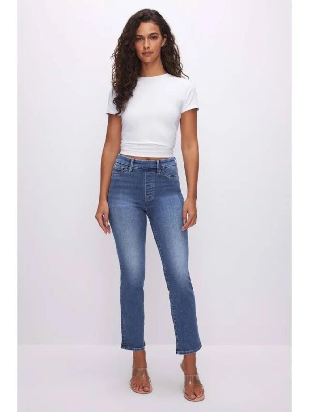 Brand NEW - High-Rise Straight Leg Women's Jeans in Medium Blue sz XL
